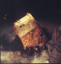 A pursers safe that when opened, contained nothing
